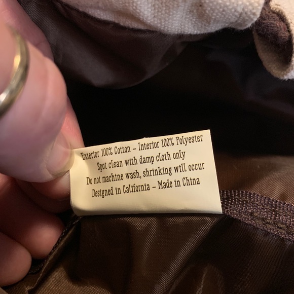 CA BEARS Sling Backpack Canvas California Souvenir Sports Travel SF Mercantile - Picture 8 of 16